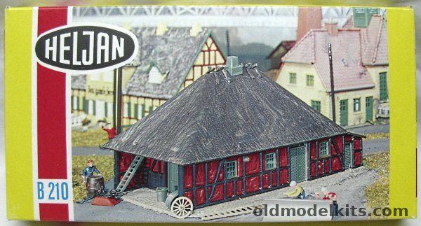 Heljan HO Old Smithy / Blacksmith - HO Scale Building, B210 plastic model kit